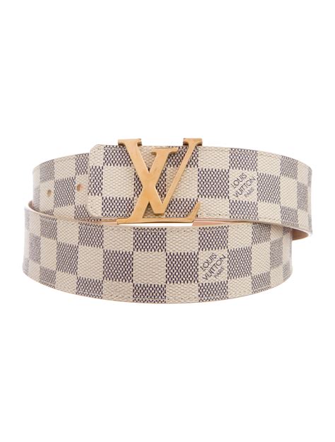 louis vuitton belt initiales damier azur|LV Initiales 40mm Reversible Belt .